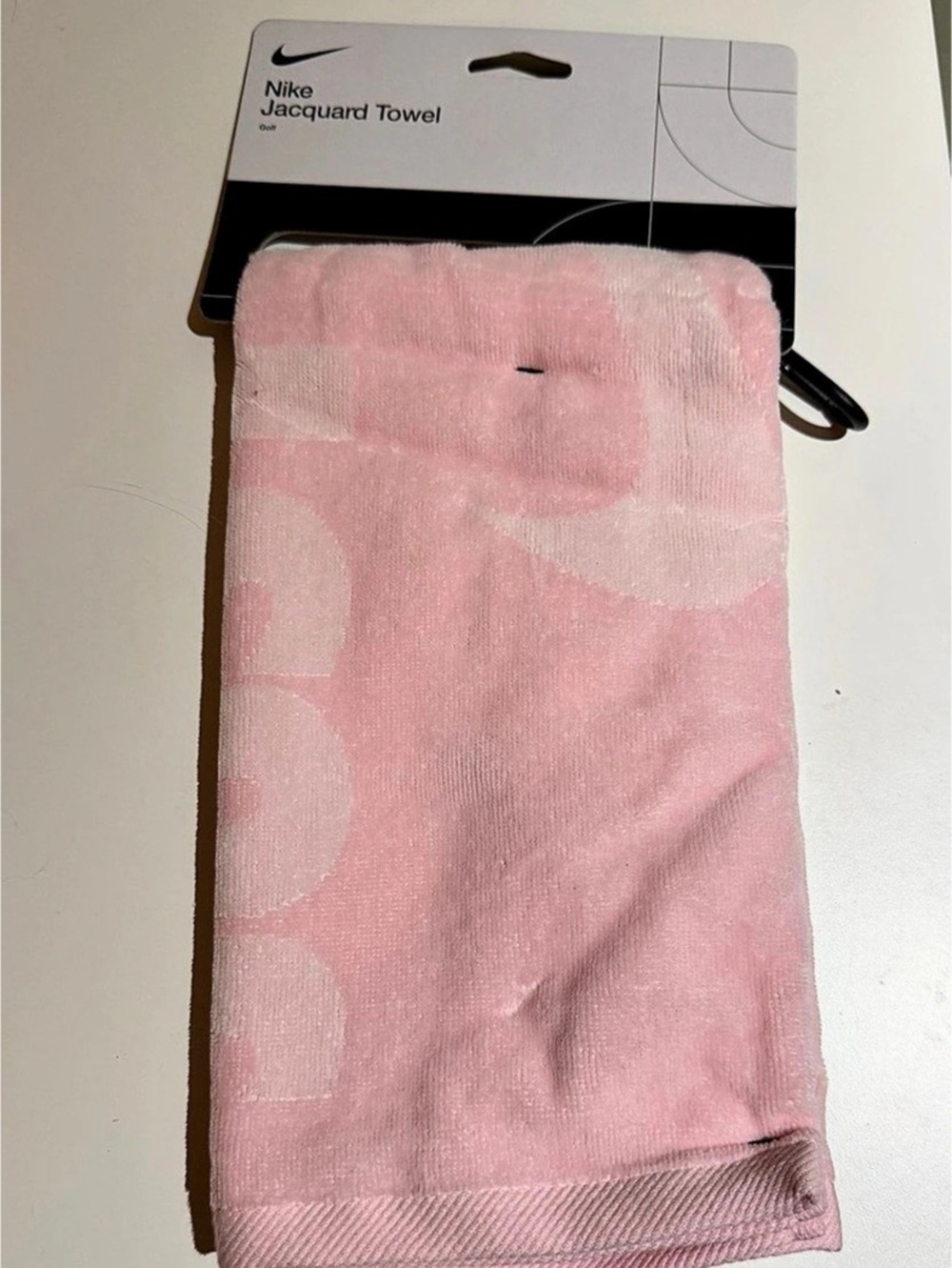 Nike Jacquard Towel Pink & White NWT